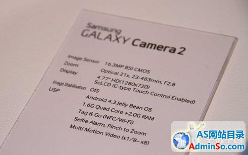 21X光变16MP镜头 GALAXY Cmera 2在美发布 