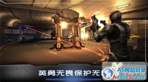 同名电影官方游戏 机械战警iOS版上架 