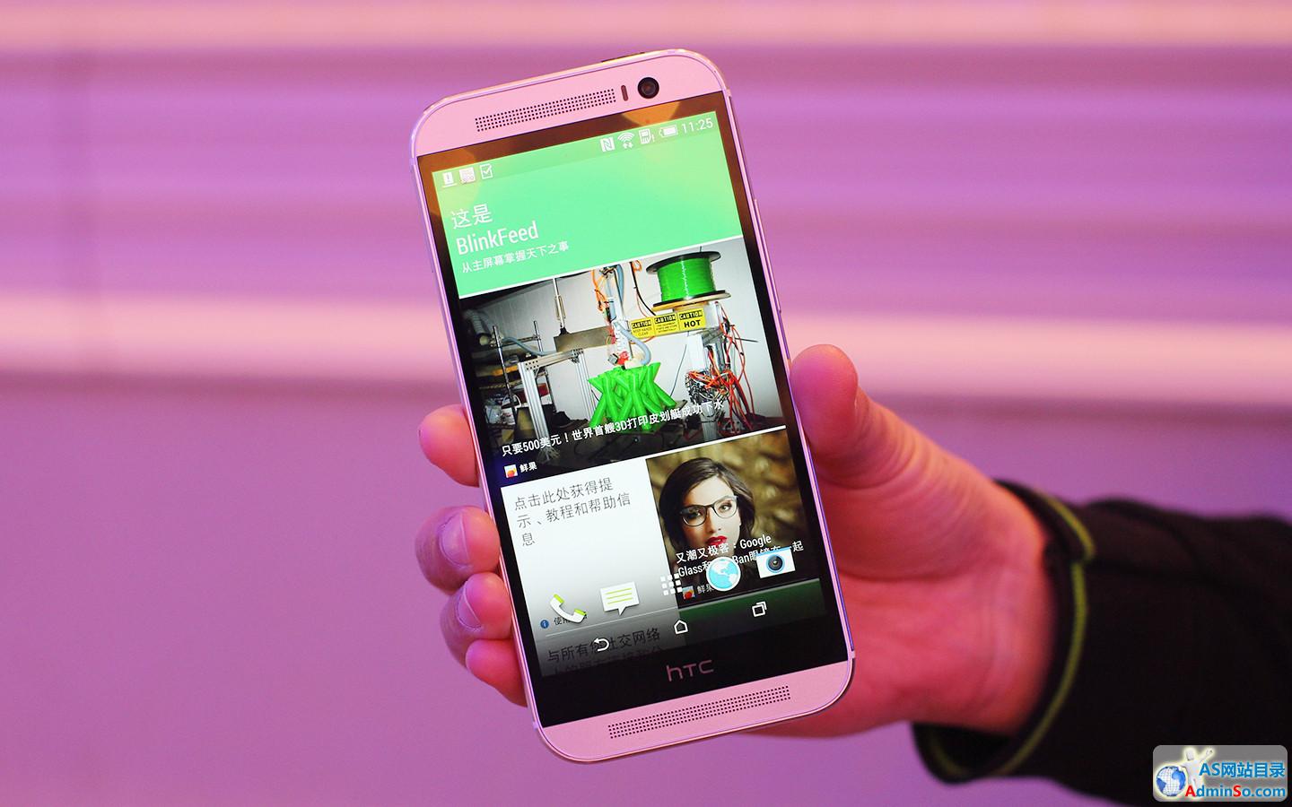 2.5GHz四核旗舰 HTC One M8行货版试玩 