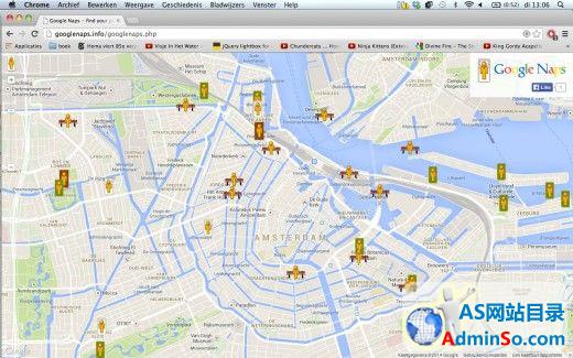 Google Naps恶搞谷歌地图：找到最佳打盹场所