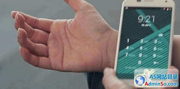 手机解锁新方法：摩托罗拉“电子纹身” 