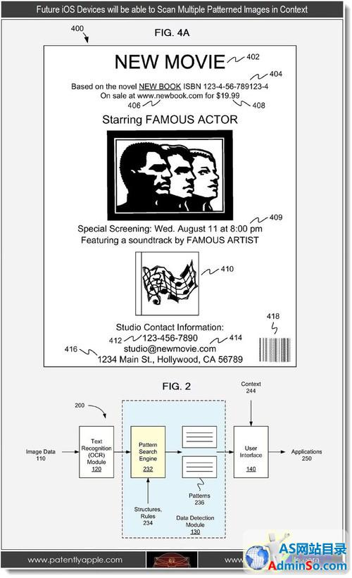 苹果申请一项专利或为iOS设备增加面部识别功能 