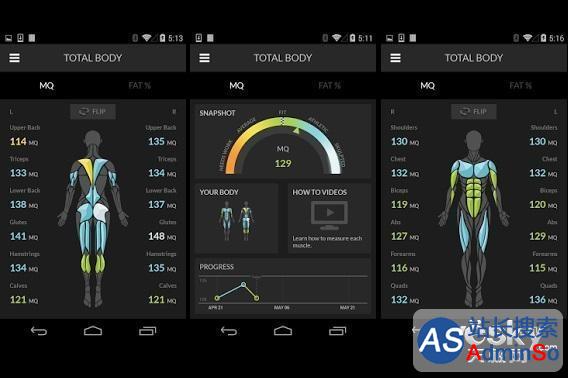 SkulptAim:更全面智能的健身肌肉数据追踪器