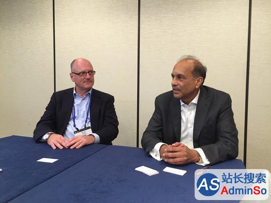 左边是Intel Capital新任总裁Wendell Brooks，右侧是将要退休的Arvind Sodhani