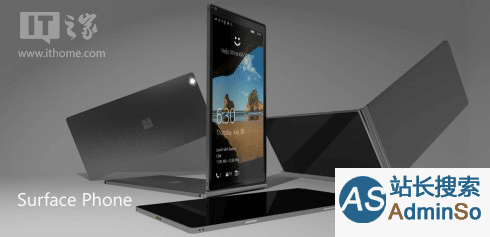 2016年Win10商务旗舰Surface Phone概念机：5000mAh大电池