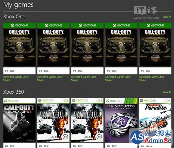 微软更新Xbox.com：Xbox 360兼容游戏一目了然