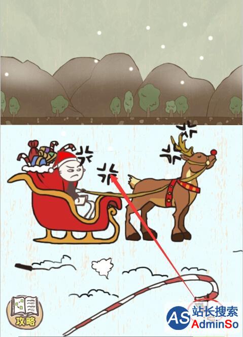 史上最坑爹的游戏6通关攻略 第11关圣诞驯鹿如何过