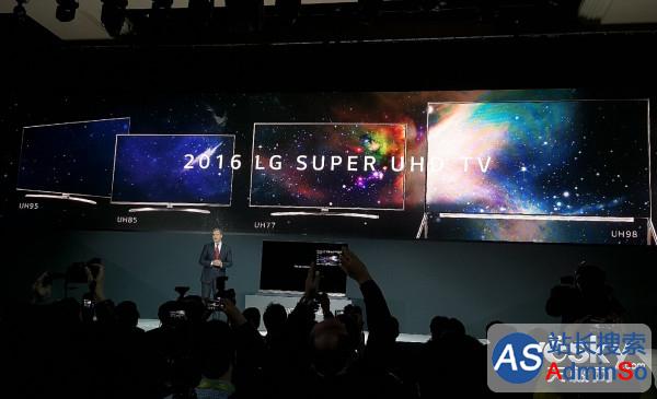 CES2016首日LG发布全新电视:超薄+曲面