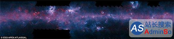 科学家绘制最新银河系地图：分辨率1.67亿像素