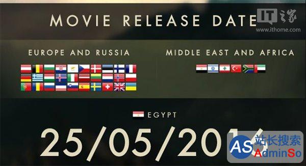 魔兽电影最早5月25日上映，中国时间未确定