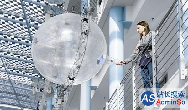 德国企业Festo发明气球状无人机用于室内快递