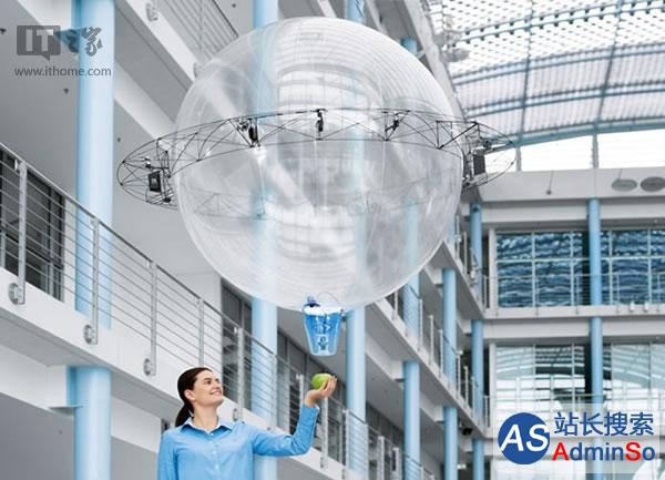 德国企业Festo发明气球状无人机用于室内快递