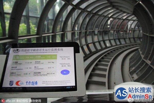 中国造全球首例真空管道超导磁悬浮车平台