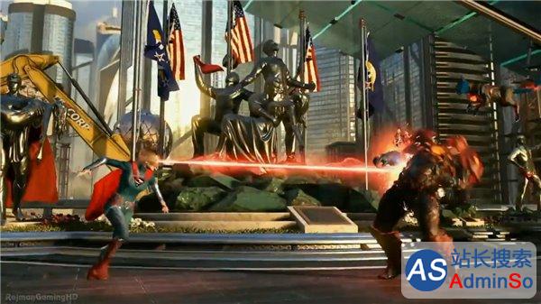 《不义联盟2》实机预告：蝙蝠侠新式装甲对决超人