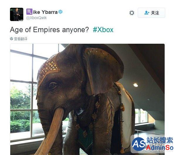 这个可以有：微软Xbox高层暗示《帝国时代》将进入Xbox One主机