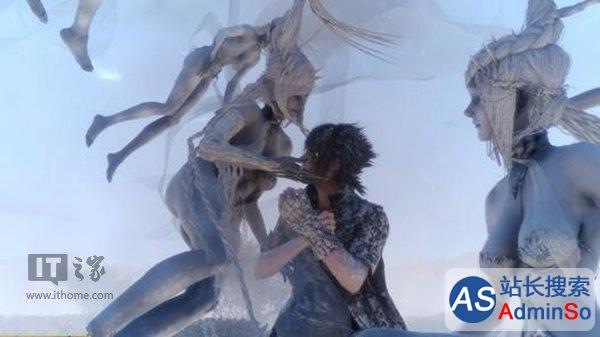 《最终幻想15》召唤兽画面公开：妖艳冰精灵美到窒息