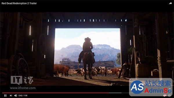 逼真的西部世界：《荒野大镖客：救赎2》正式公布游戏宣传片
