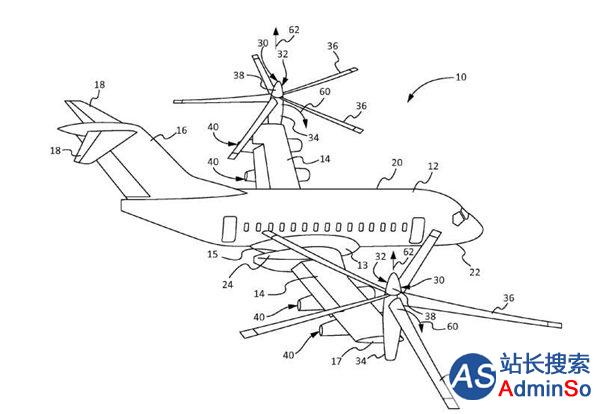 波音公司新专利：垂直起降客机可载100人