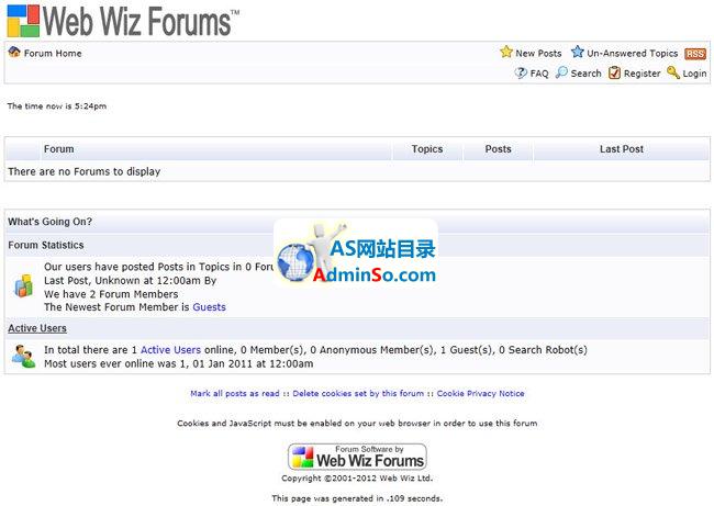 Web Wiz Forums(论坛系统) 