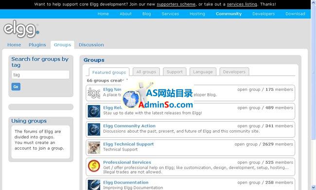 Elgg开源SNS系统下载